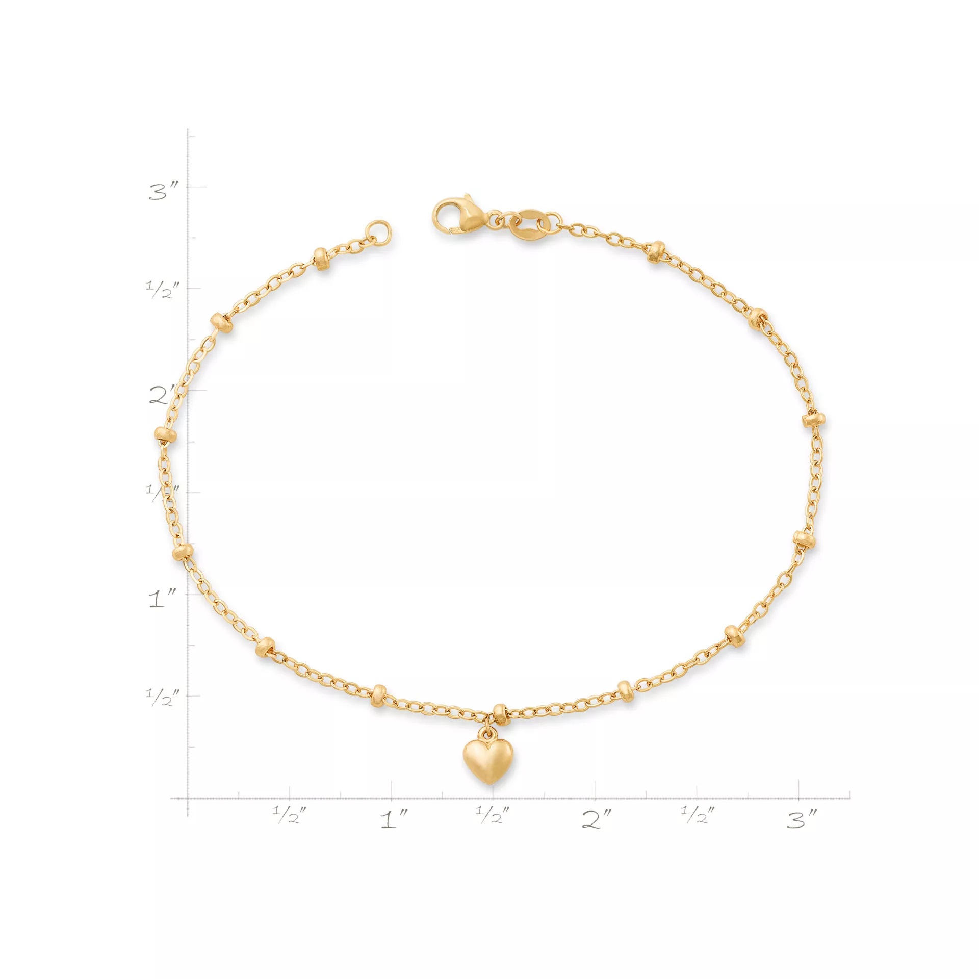 Heart Drop Anklet - Image 4