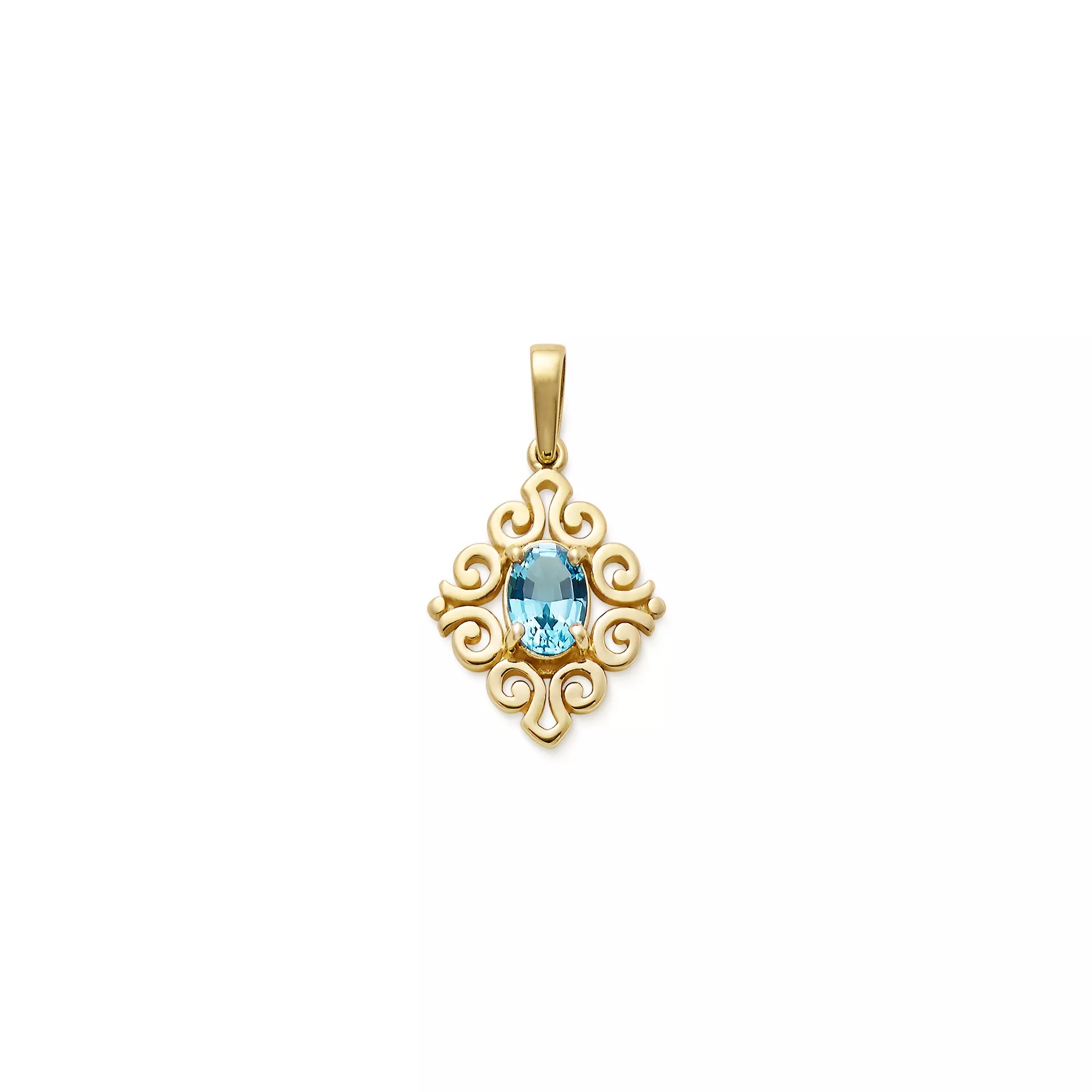 Spanish Lace Birthstone Pendant