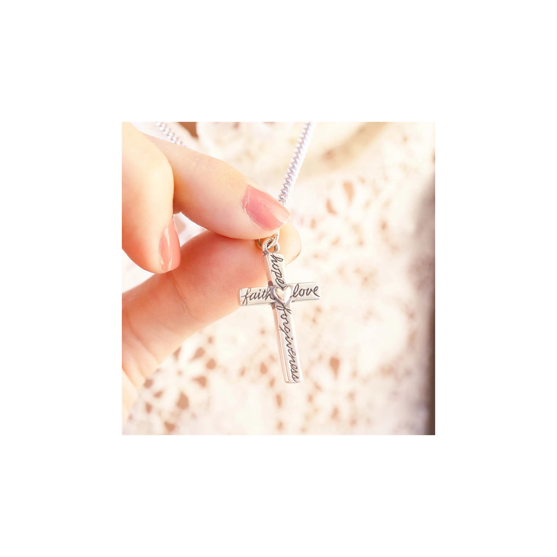 From the Heart Cross Pendant - Image 3