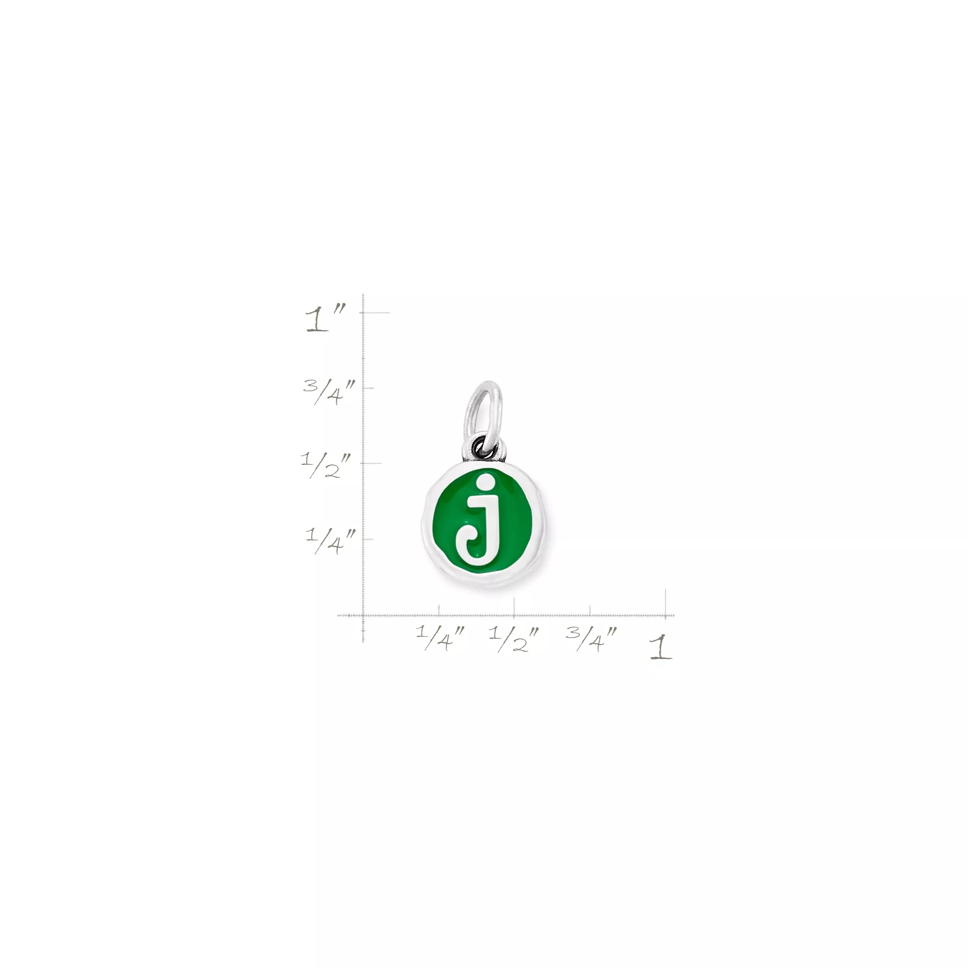 Enamel Initial Disc Charm - Image 4