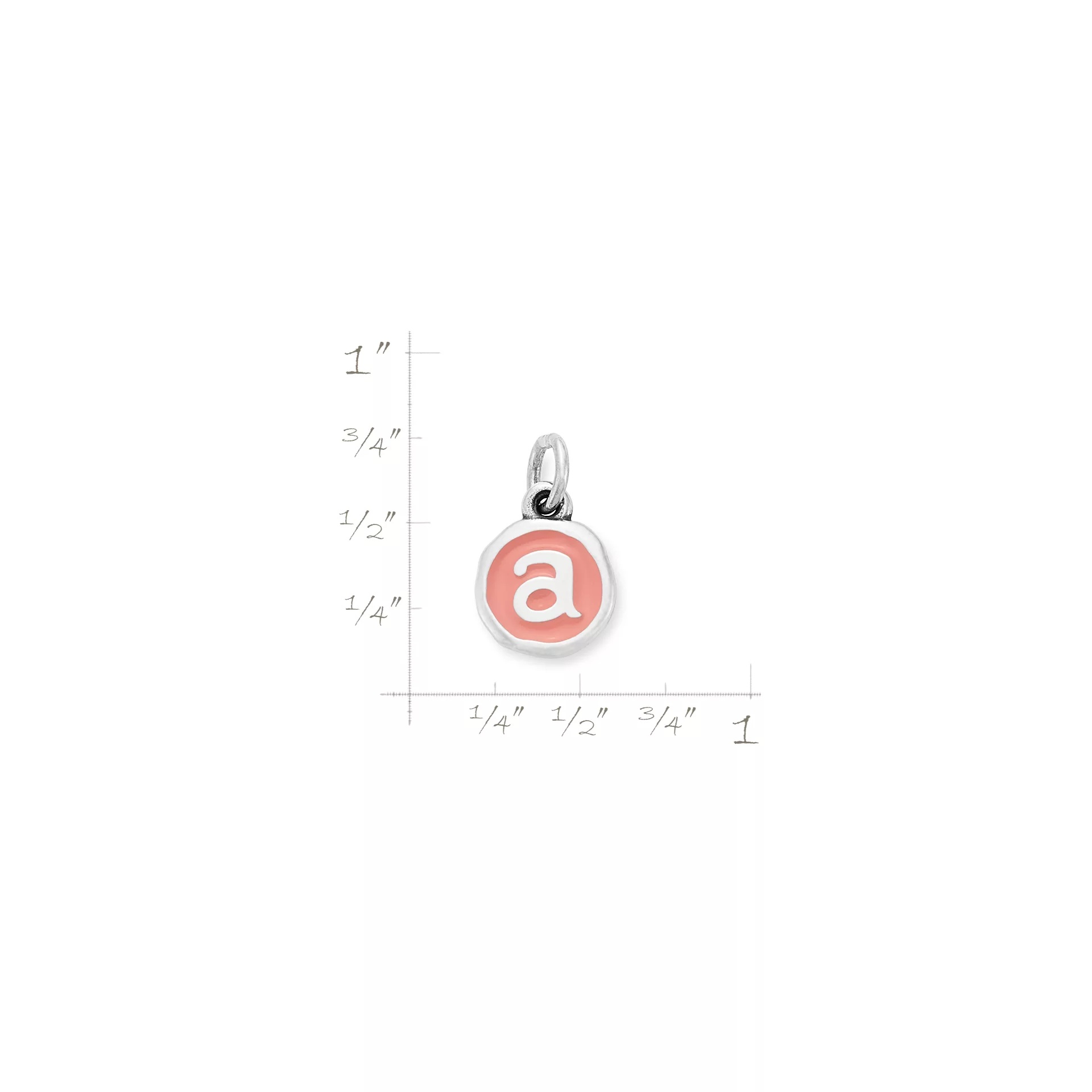 Enamel Initial Disc Charm - Image 4