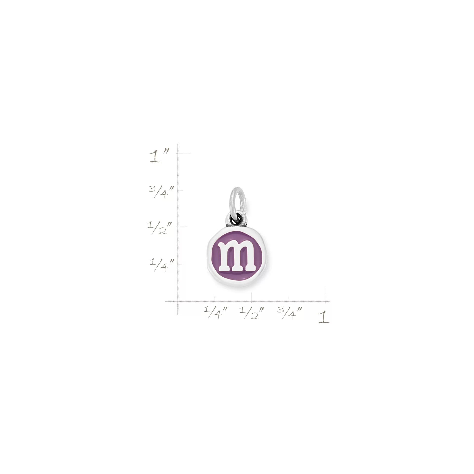 Enamel Initial Disc Charm - Image 4