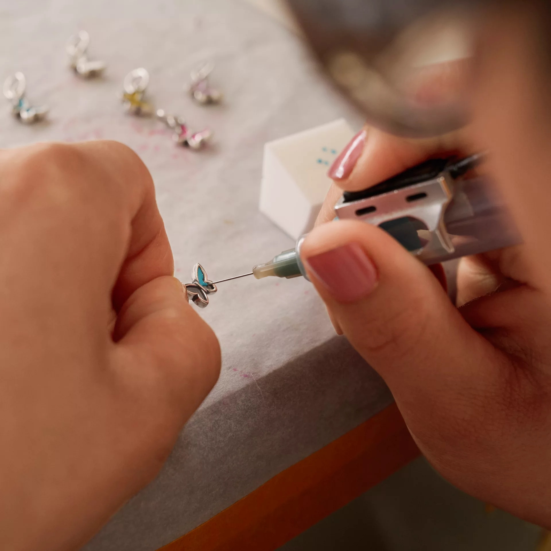 Enamel Mini Butterfly Charm - Image 5