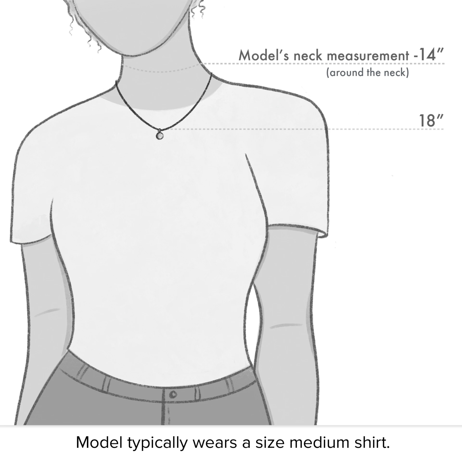 Petite Latin Cross Necklace - Image 2