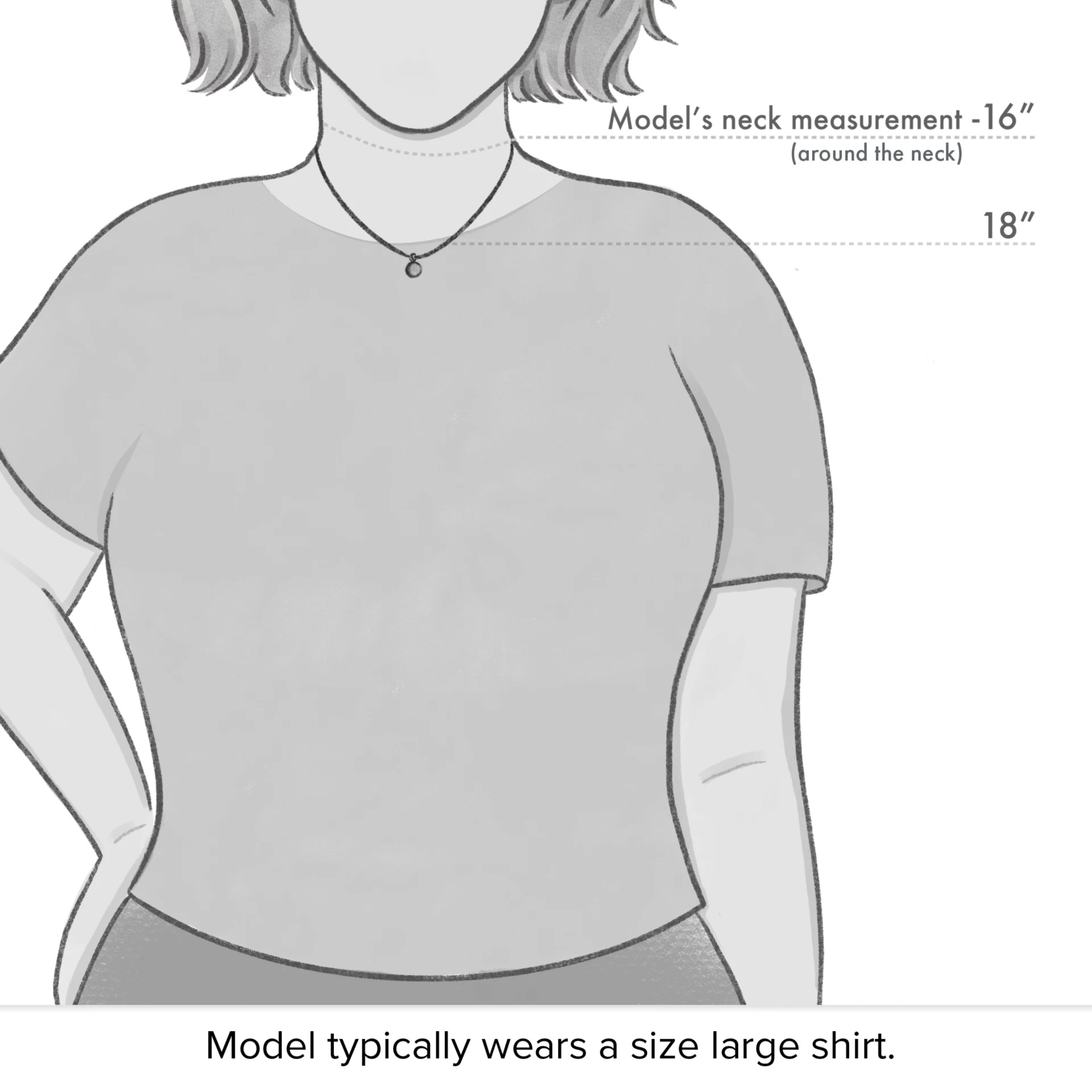 Petite Latin Cross Necklace - Image 3