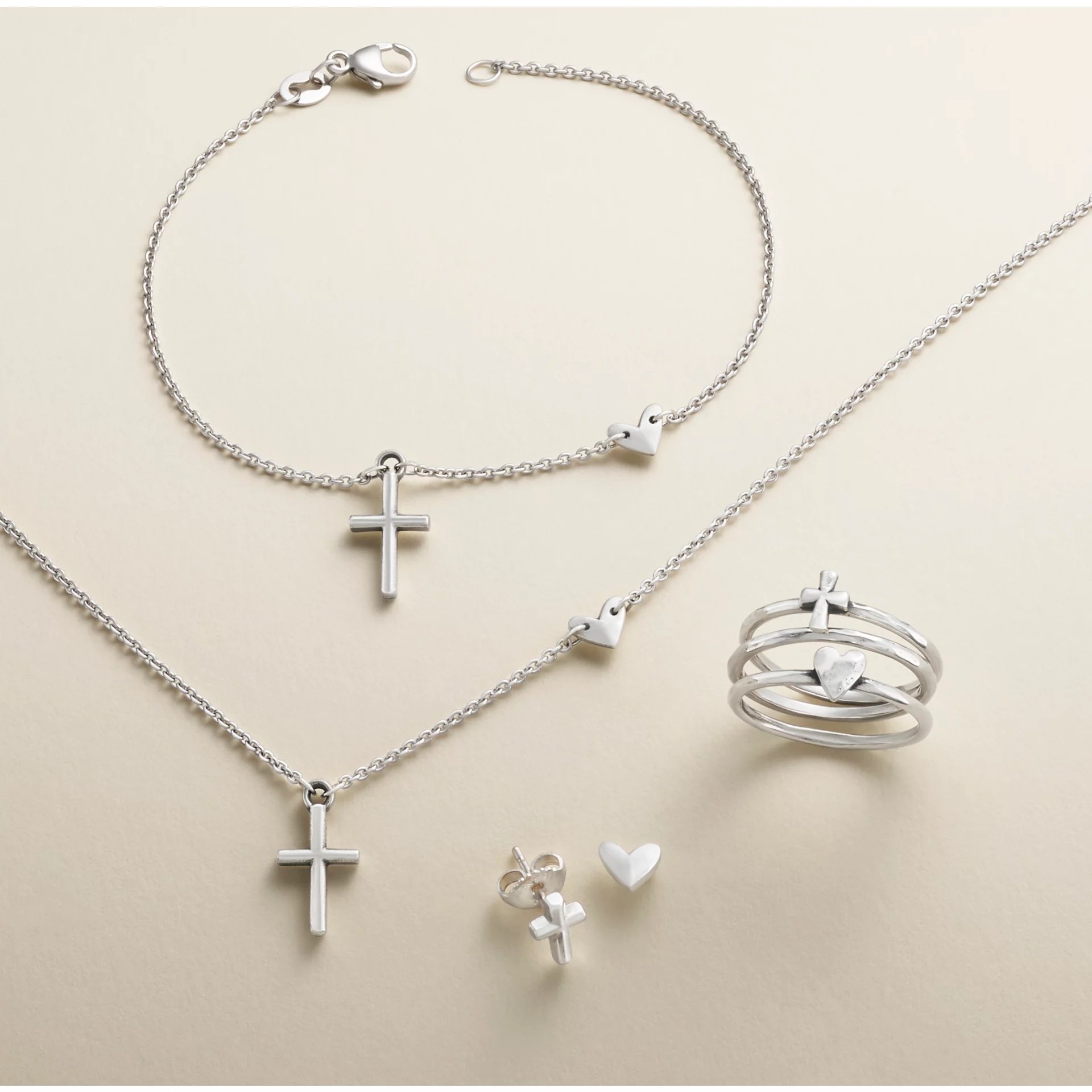 Faith and Love Link Bracelet - Image 3