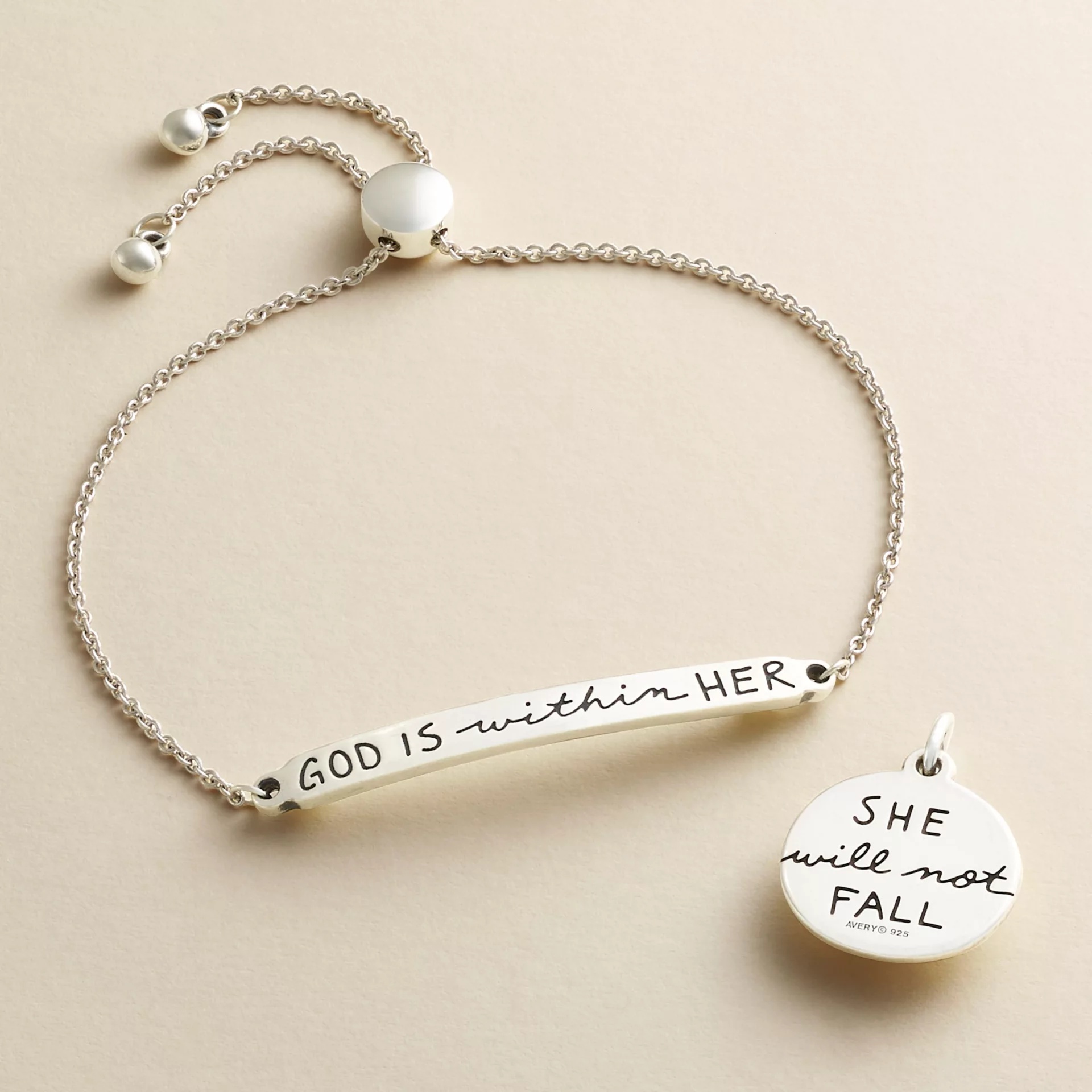 God is Within Her Slider Bracelet - Image 4
