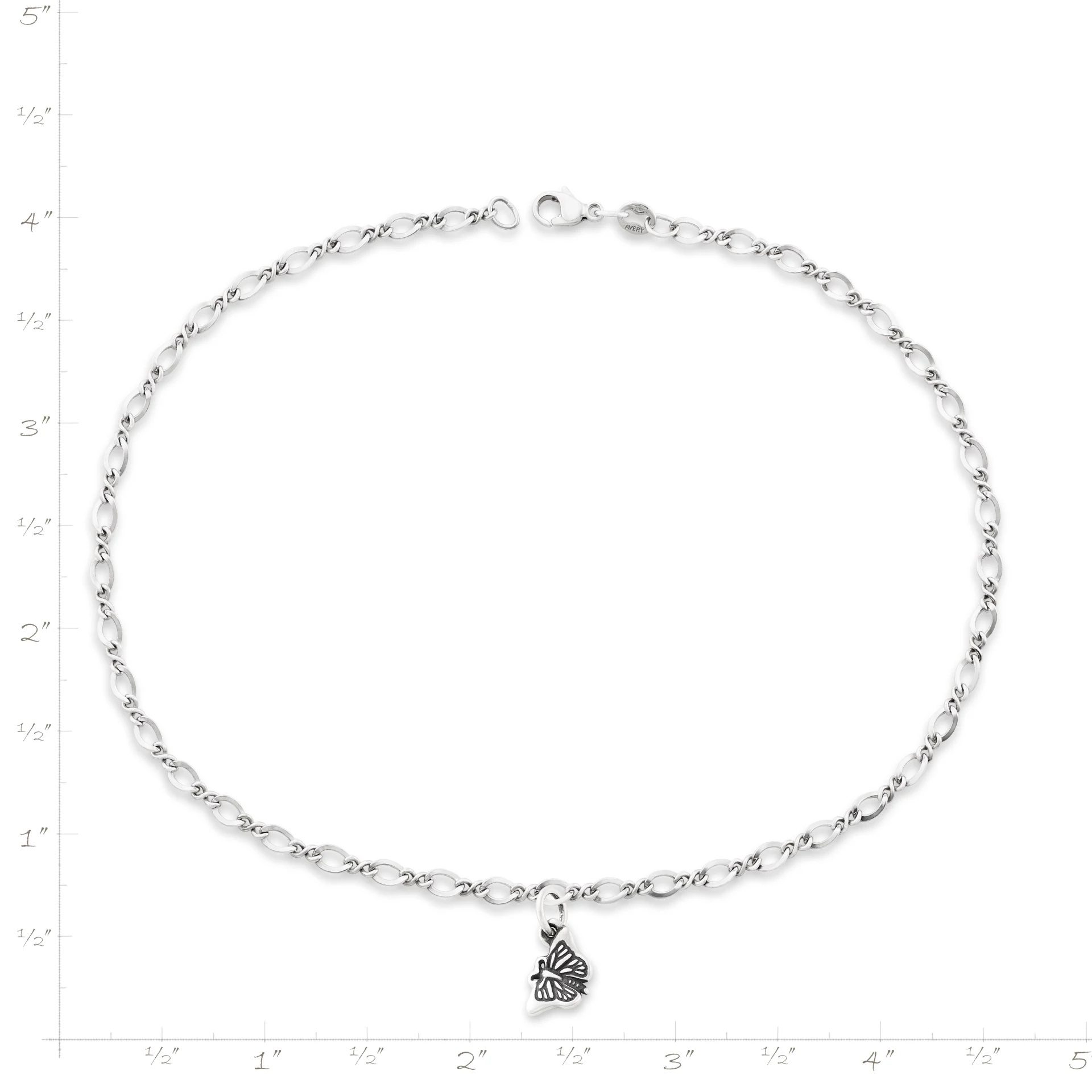 Mini Monarch Butterfly Anklet - Image 2