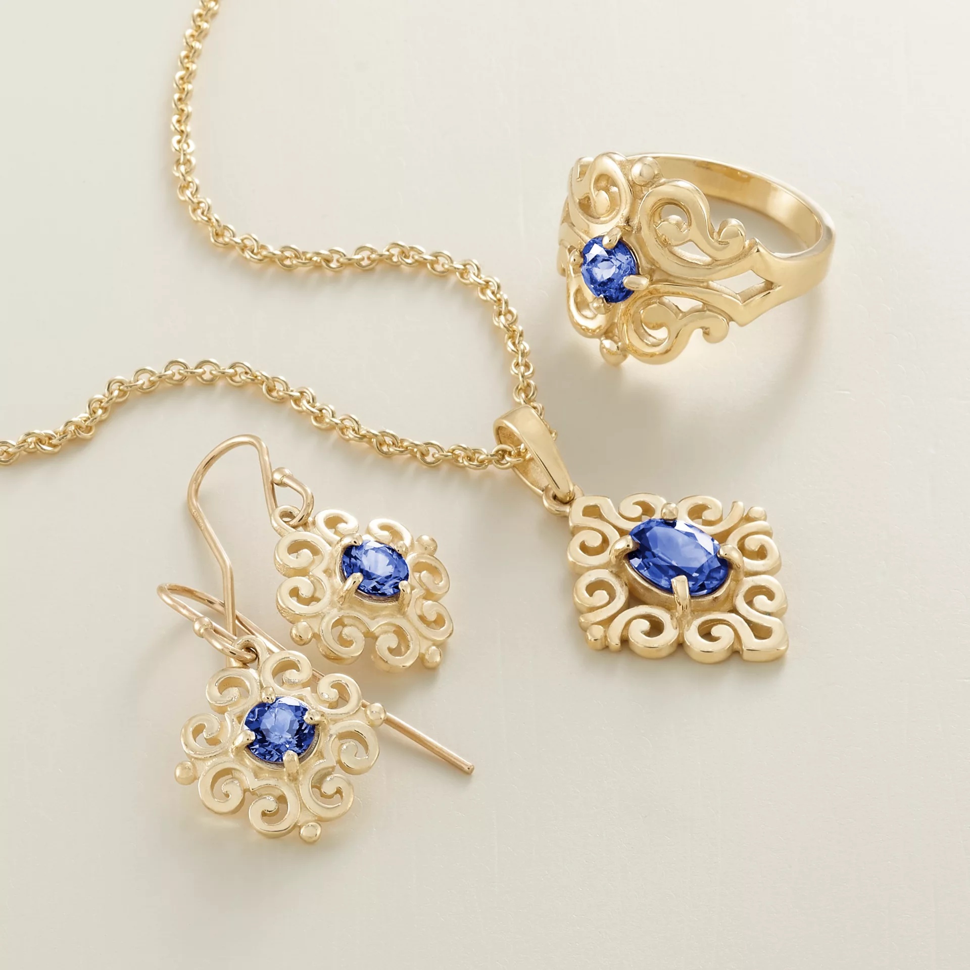 Spanish Lace Birthstone Pendant - Image 2