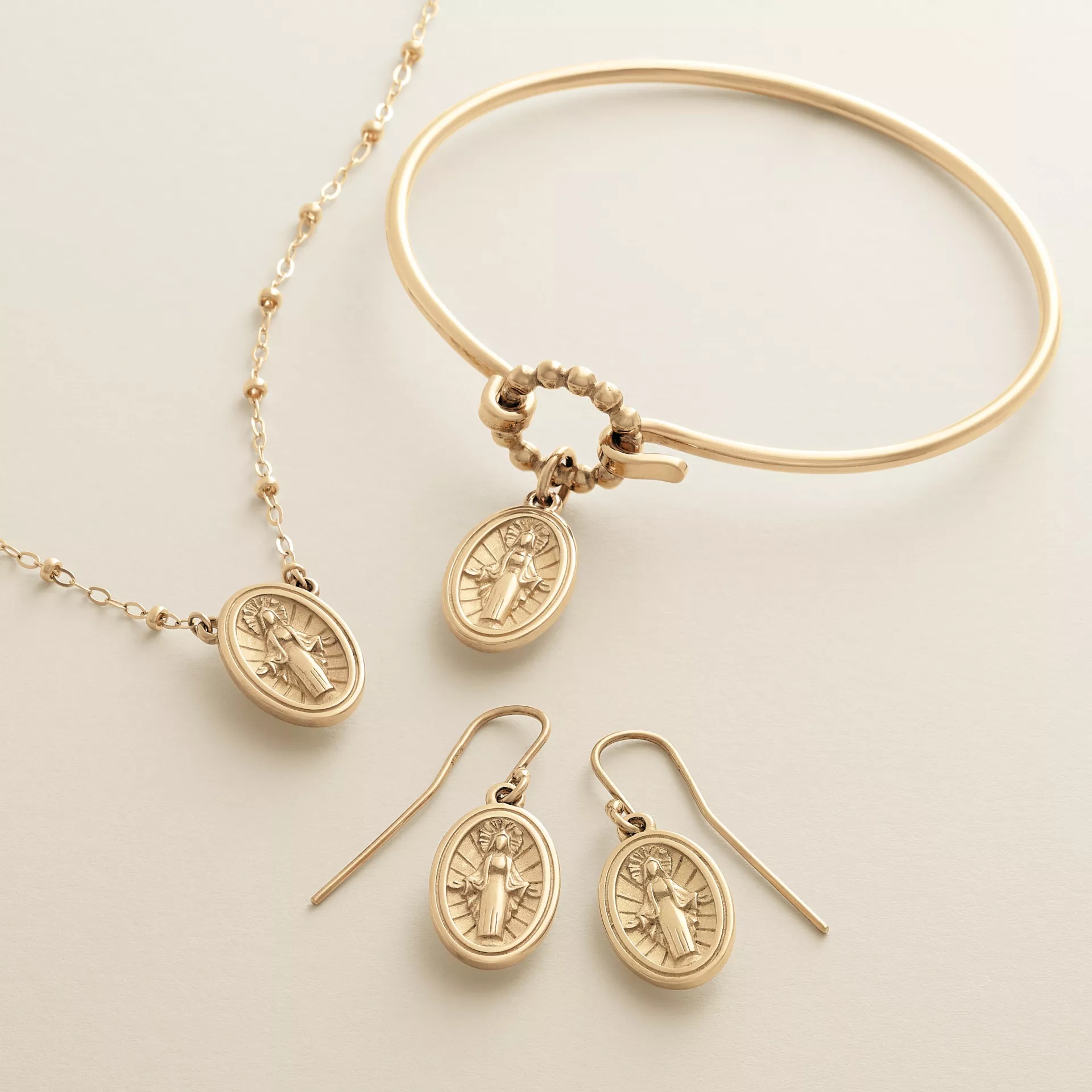 Virgin Mary Hook-On Bracelet - Image 3
