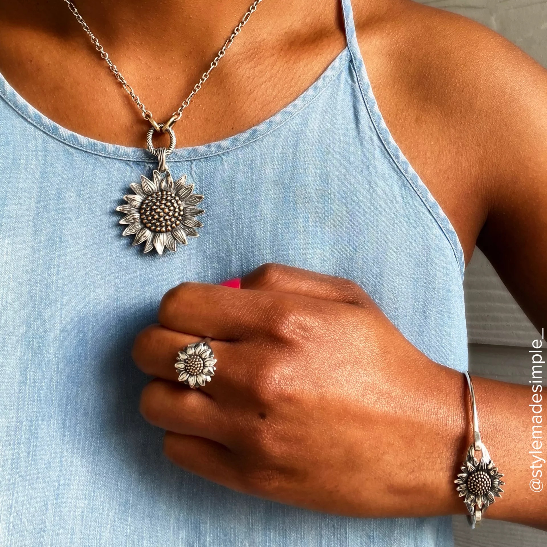 Wild Sunflower Hook-On Bracelet - Image 4